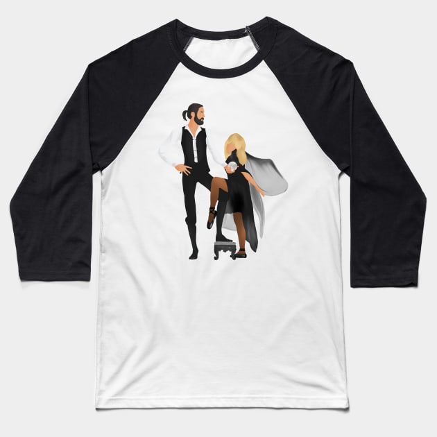 Fleetwoodmac Baseball T-Shirt by Petras